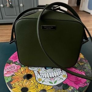 KATE SPADE OLIVE GREEN CAMERA BAG